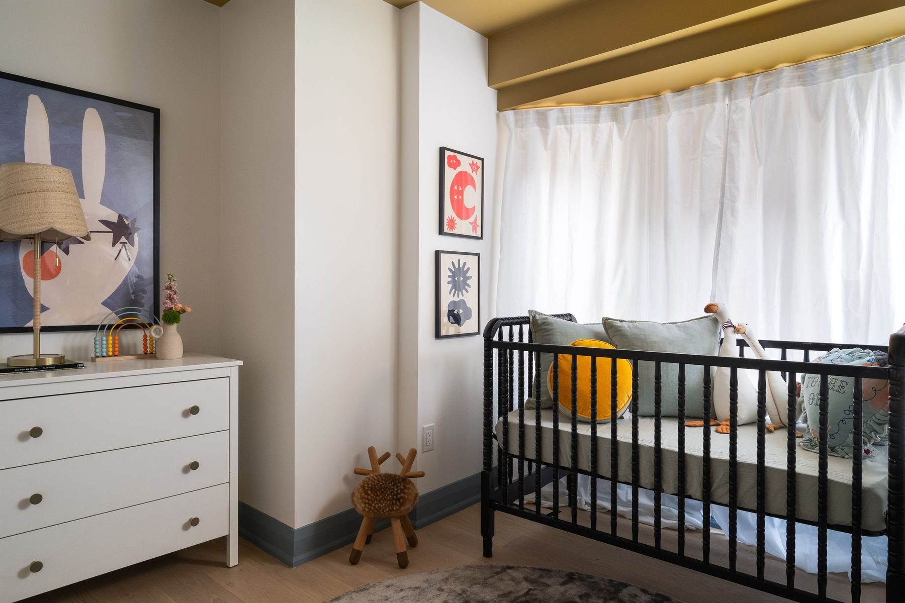 Family space in the completed Galley Avenue renovation